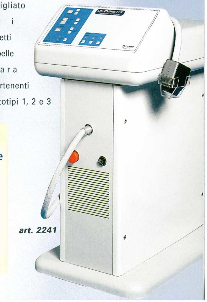 Luce Pulsata, Laser depilazione